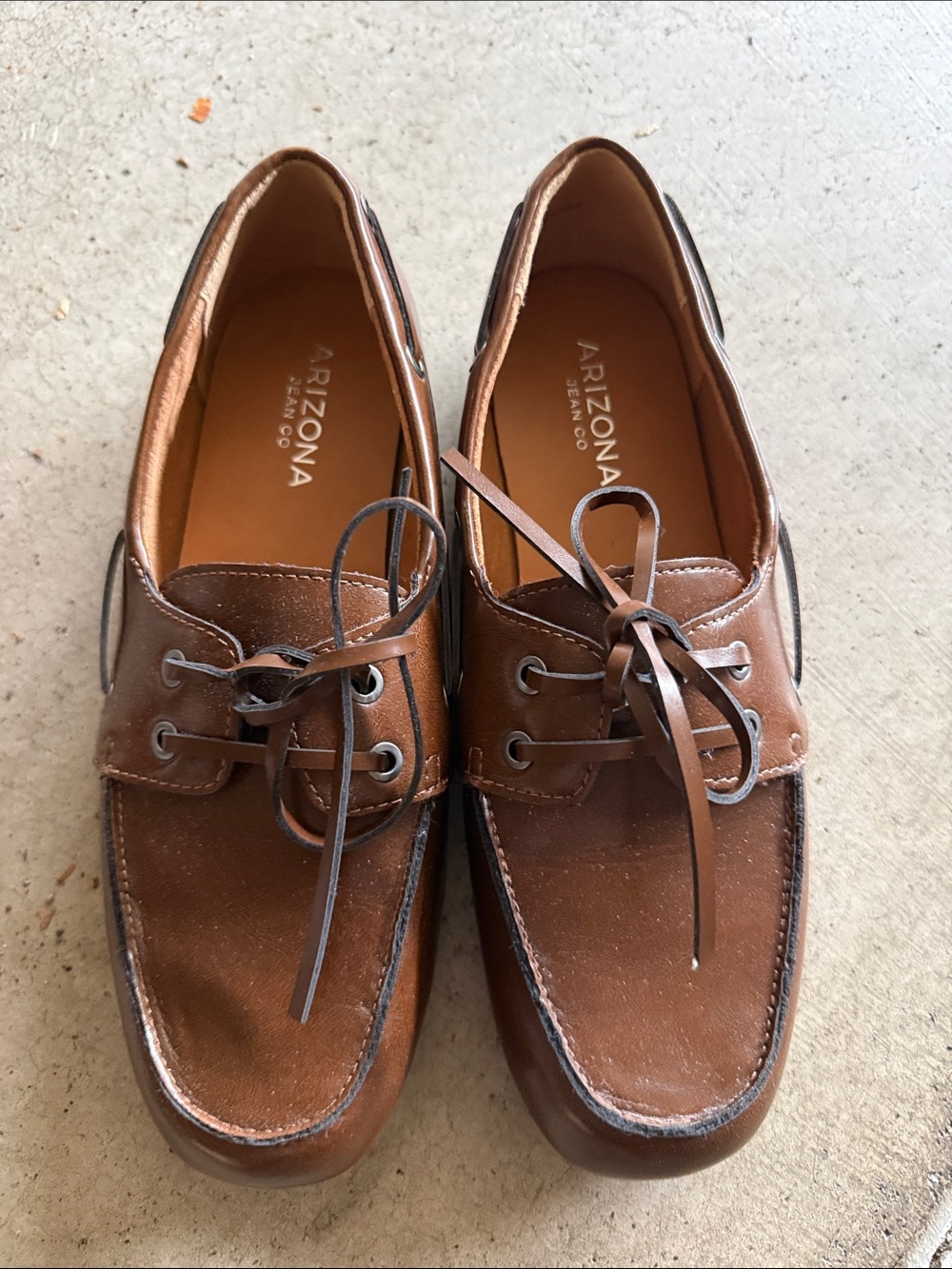 Arizona Jean Company Brown Women’s Moccasin Boat Shoes